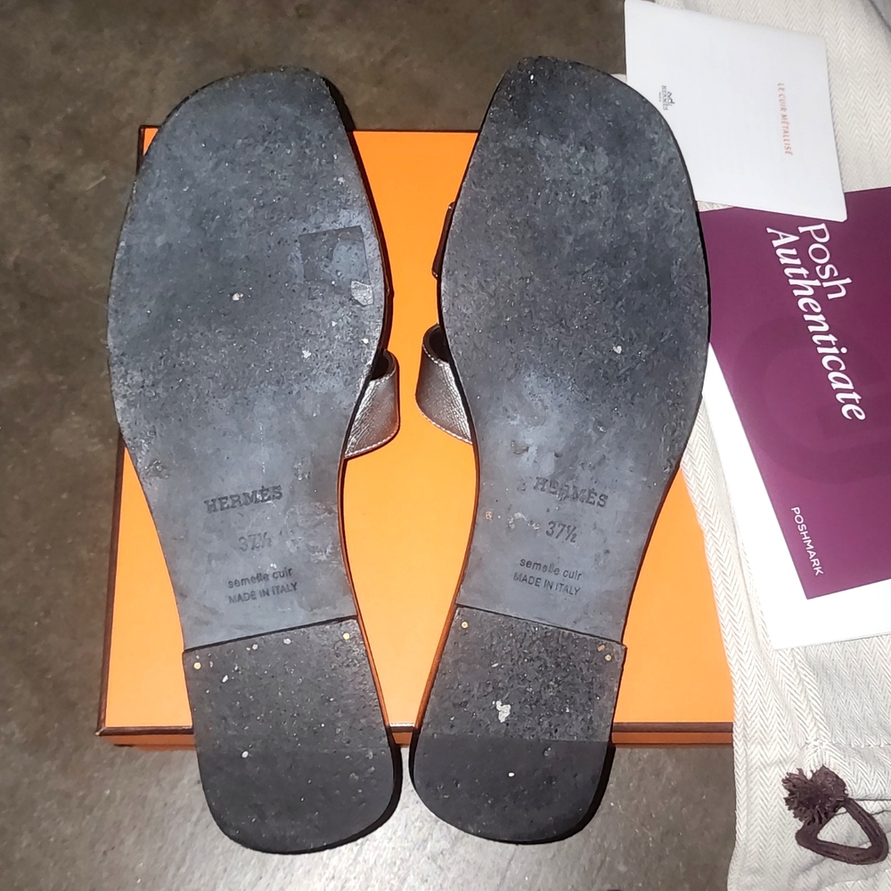 Authentic Hermés oran sandal EUR 37.5 - Picture 6 of 8